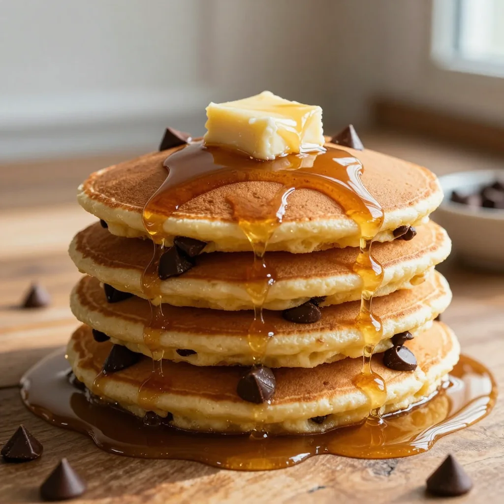 Chocolate Chip Pancakes Fluffy Buttermilk