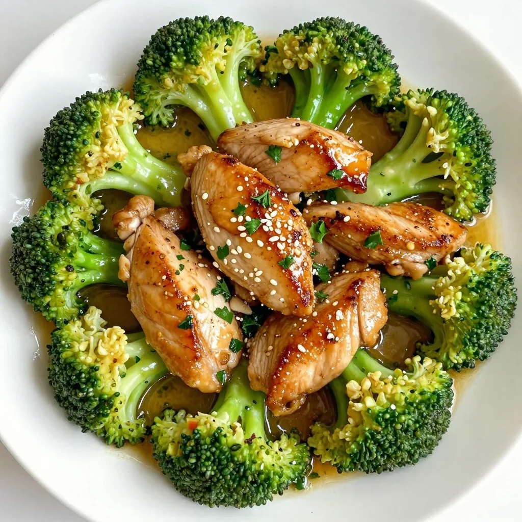 Quick Garlic Chicken and Broccoli for Low-Carb Dinner