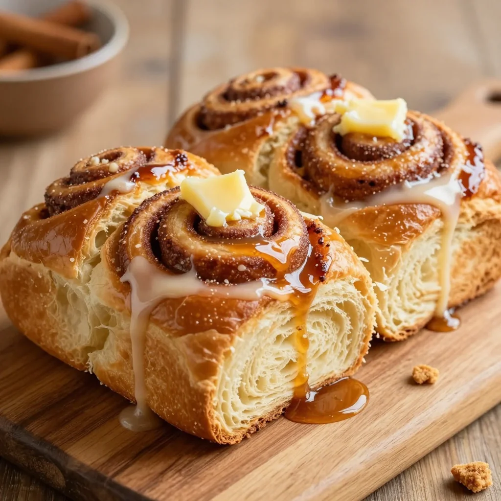 Warm Cinnamon Roll Pull Apart Bread for Brunch