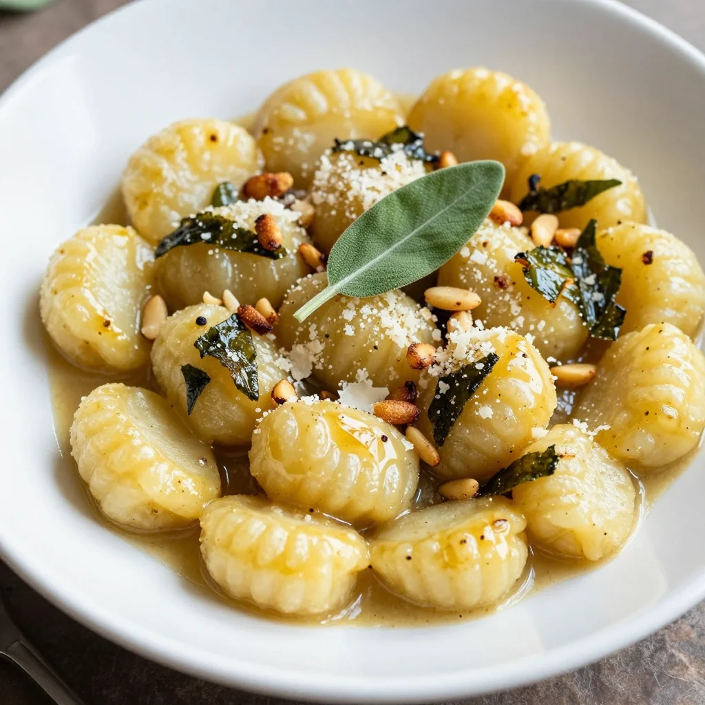 Easy Weeknight Gnocchi with Sage Brown Butter Sauce