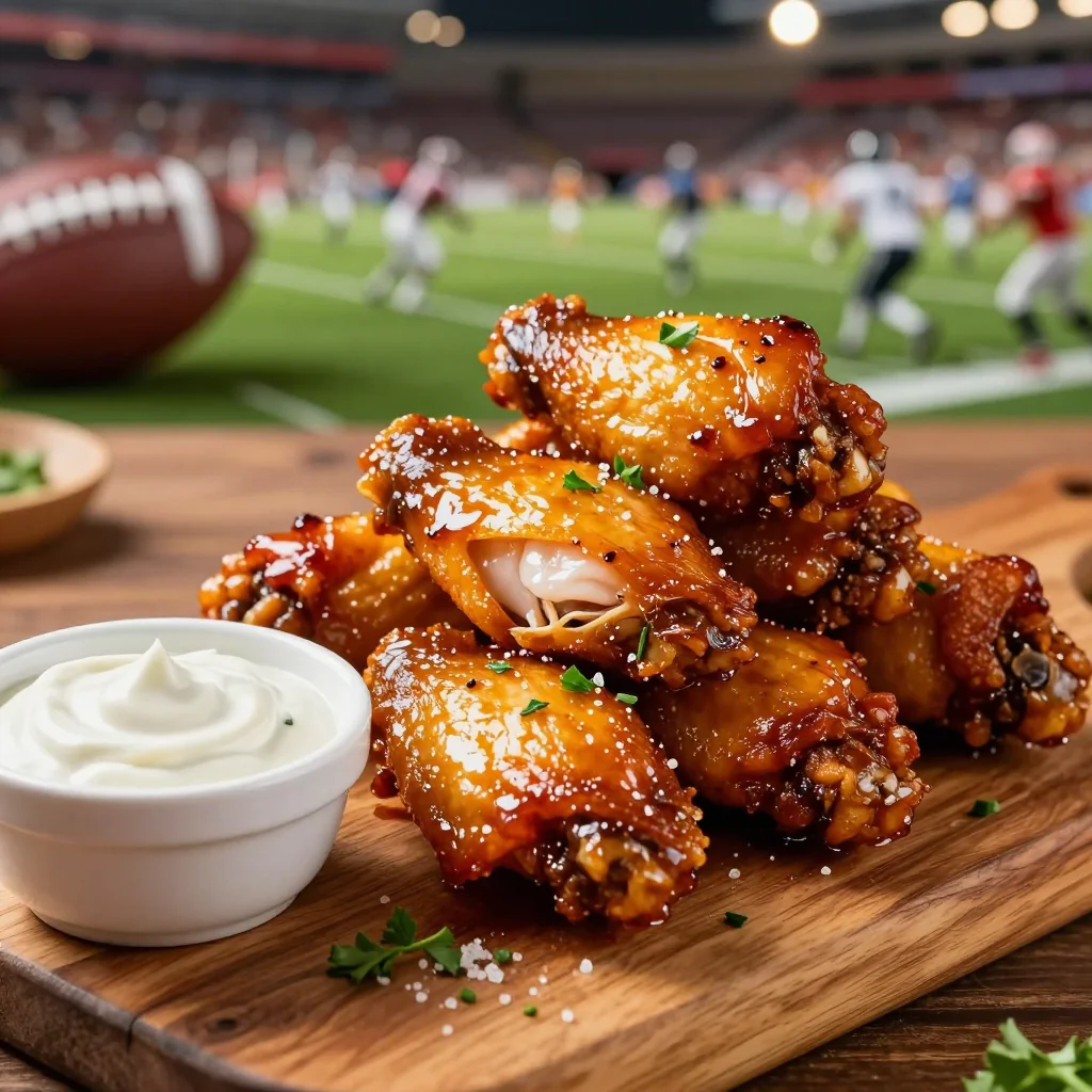 Air Fryer Chicken Wings for Crispy NFL Playoff Snacks