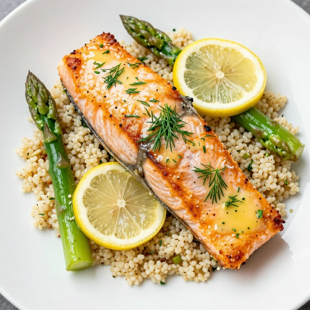Lemon Dill Baked Salmon for a Fresh New Year's Dinner