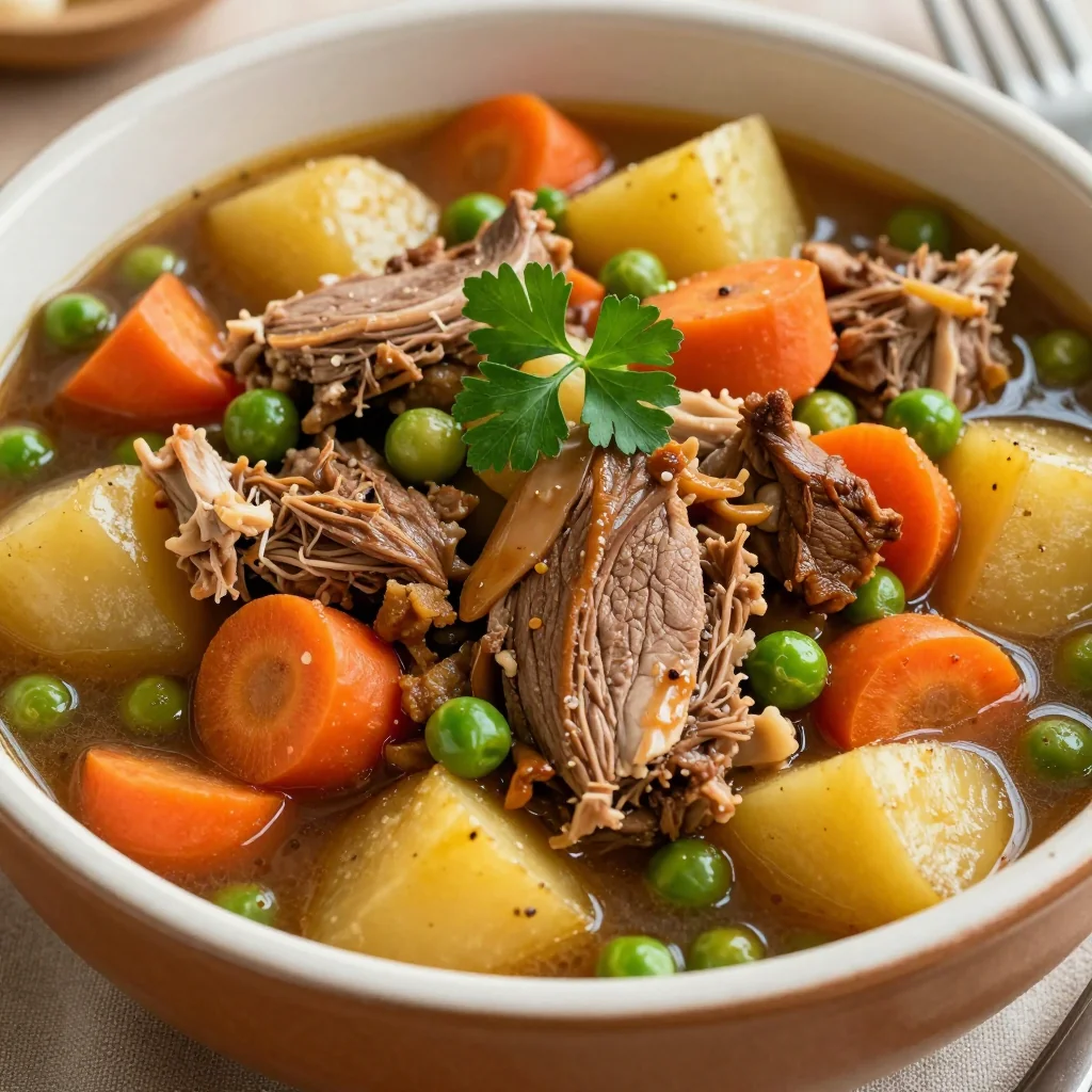 Hearty Turkey and Vegetable Stew for New Year Leftovers