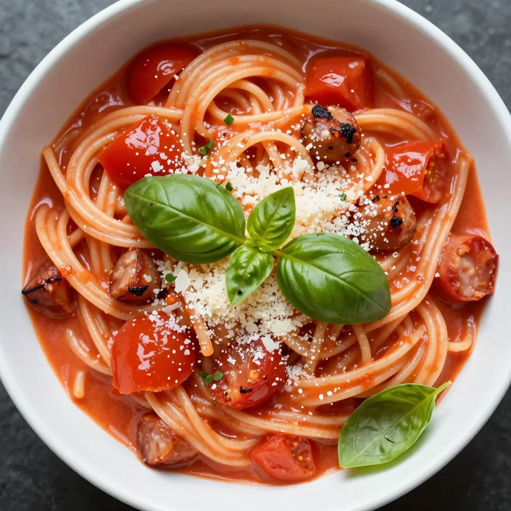 Easy One Pot Creamy Tomato Pasta for Comfort Food