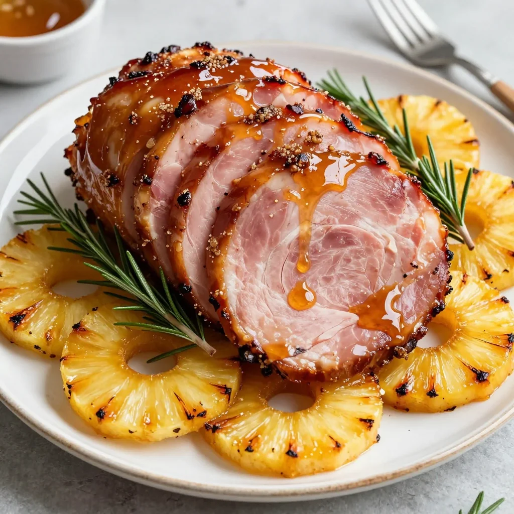 Glazed Ham and Pineapple for Special MLK Day Dinner