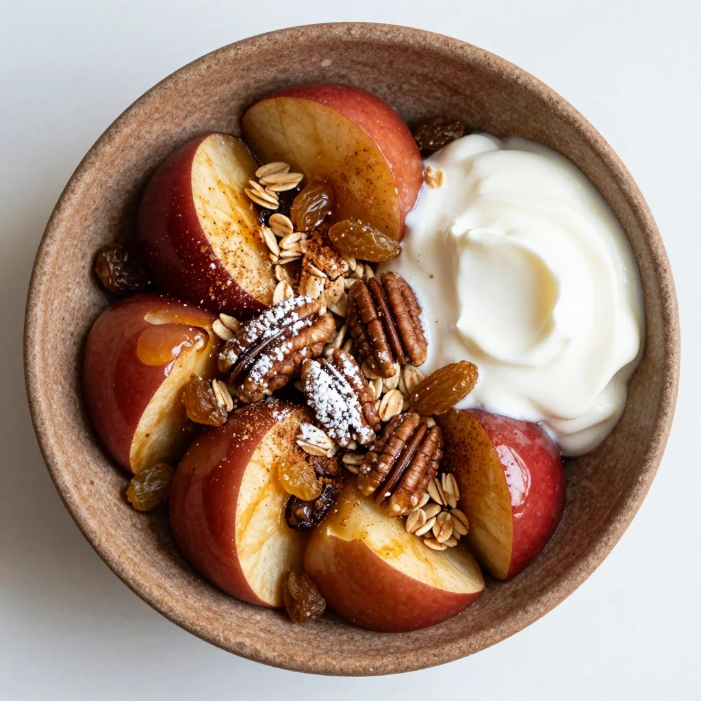 Healthy Baked Apples with Cinnamon for Martin Luther King Day
