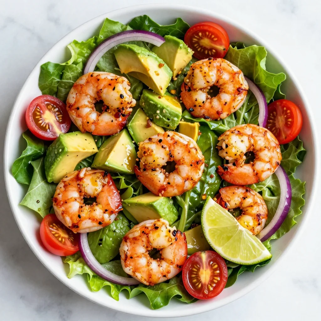 Clean Eating Spicy Shrimp and Avocado Salad Recipe