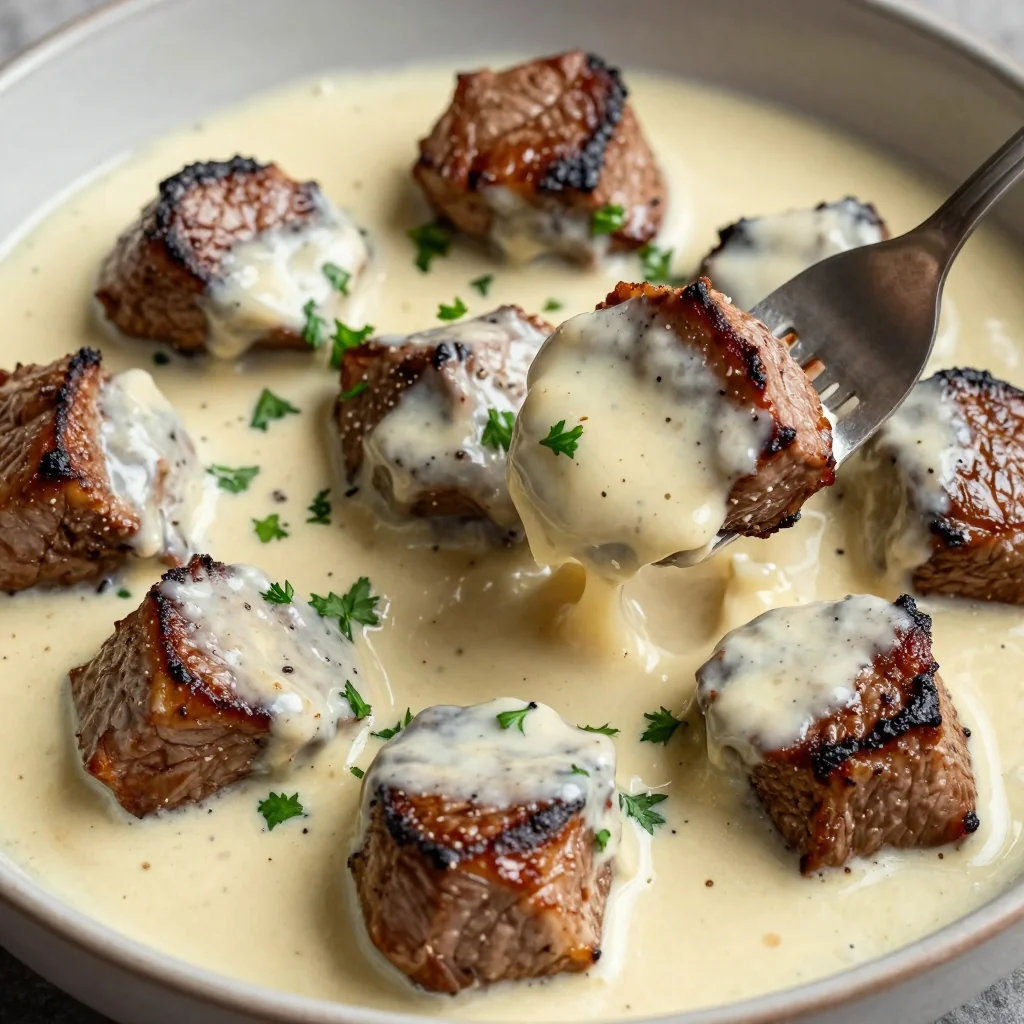 Creamy Garlic Steak Bites for Indulgent January Dinners