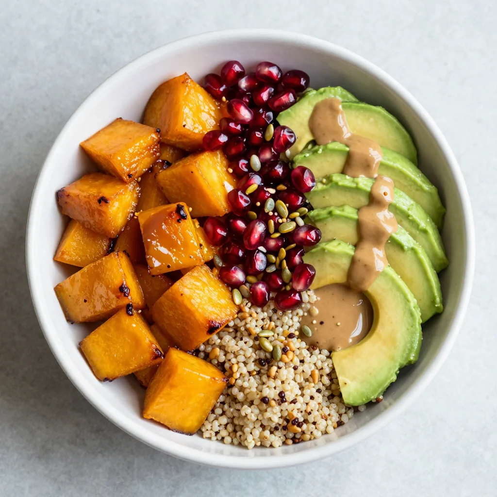 Quinoa Power Bowl with Roasted Butternut Squash