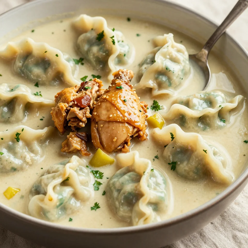 Slow Cooker Chicken And Dumplings That Melt In Your Mouth