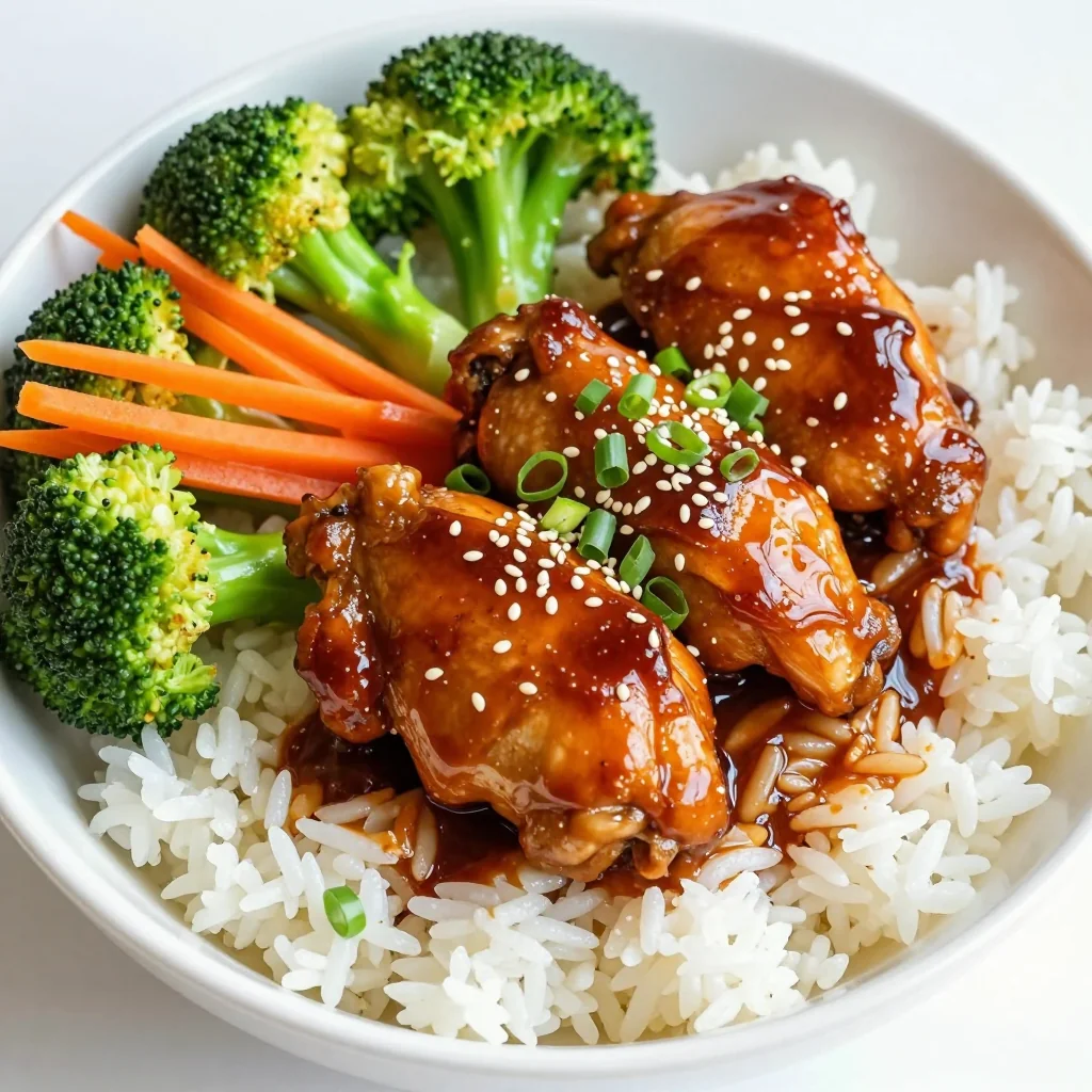 Healthy Meal Prep Teriyaki Chicken and Broccoli Rice Bowls