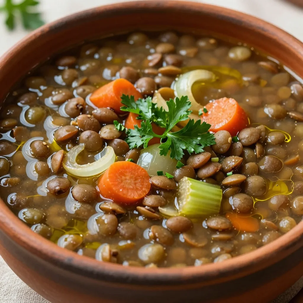 Slow Cooker Hearty Lentil Soup for Healthy Eating