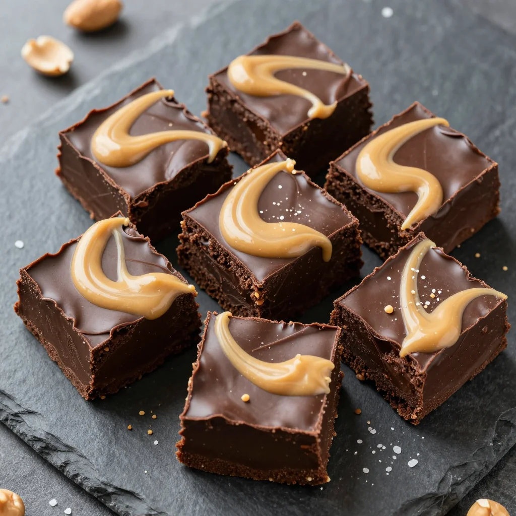 Keto Peanut Butter Chocolate Fudge Easy No Bake Treat