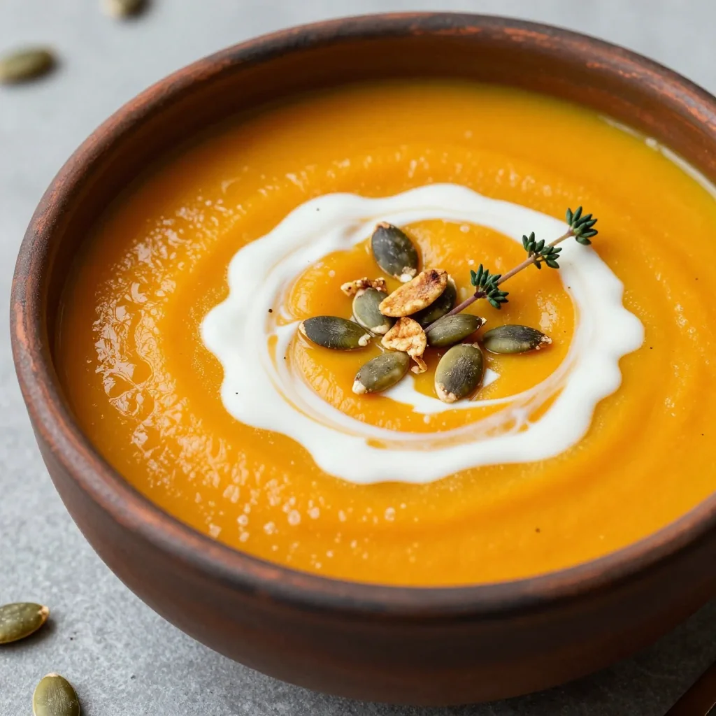 Low Calorie Butternut Squash Soup for Lunch