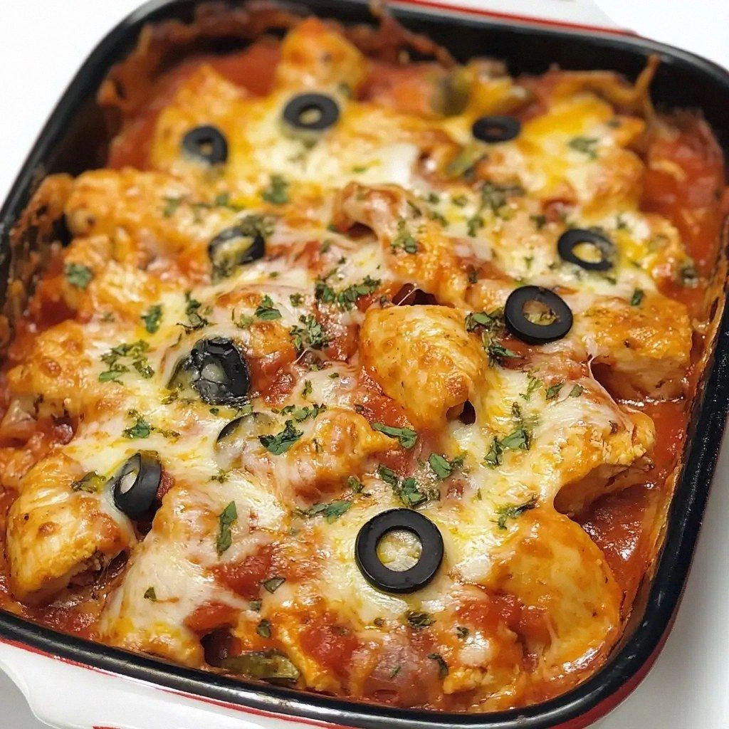 Dairy-Free Pizza Chicken Bake 