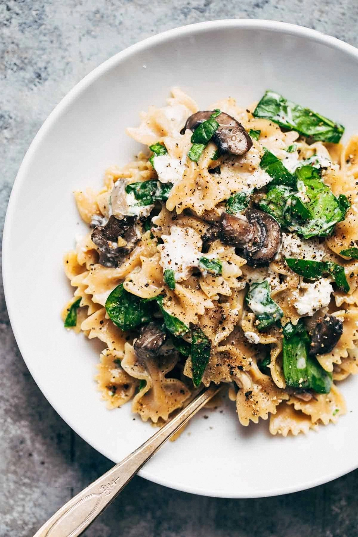 Date Night Mushroom Pasta with
