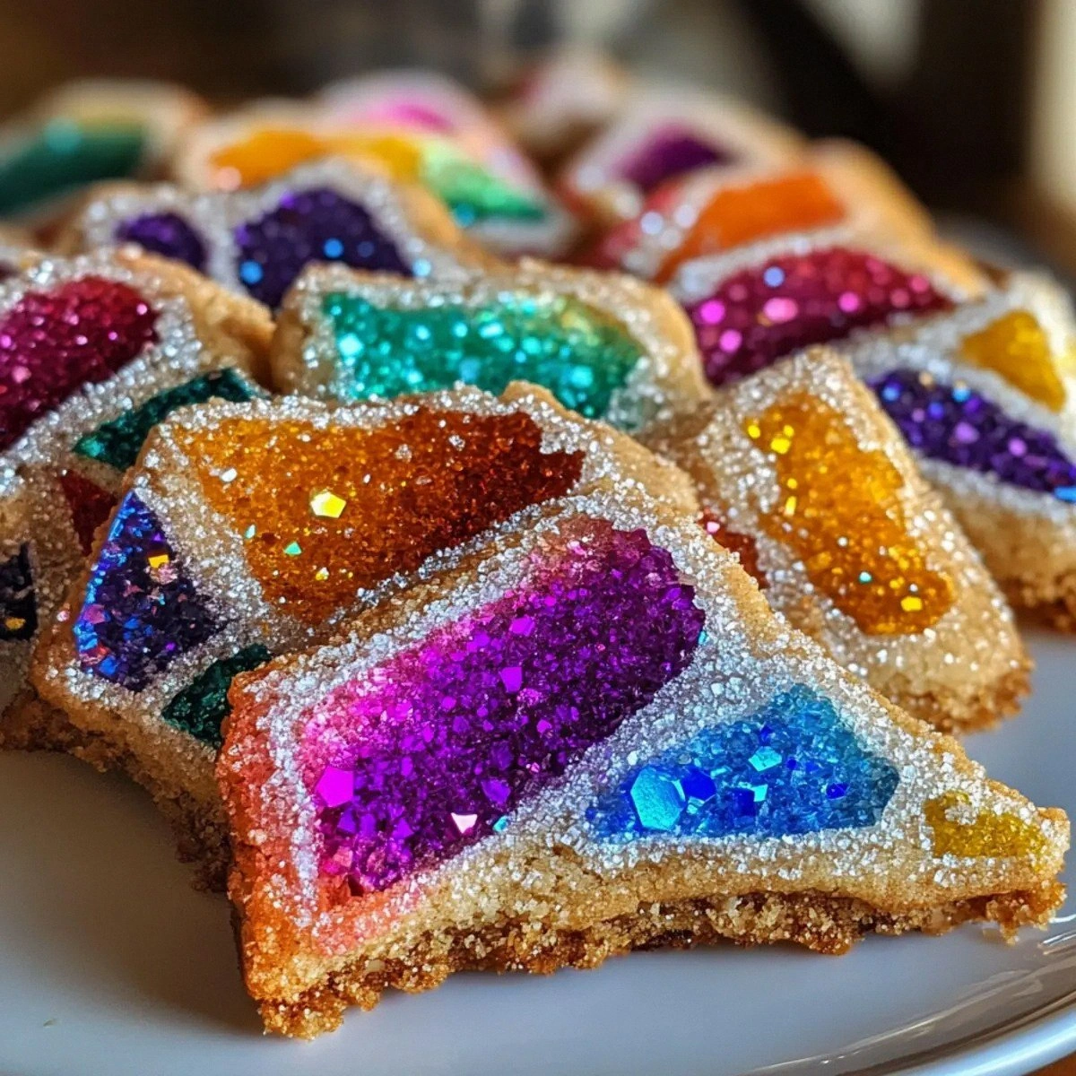 Dazzling Geode Cookies: Artful Treats to Brighten Any Occasion