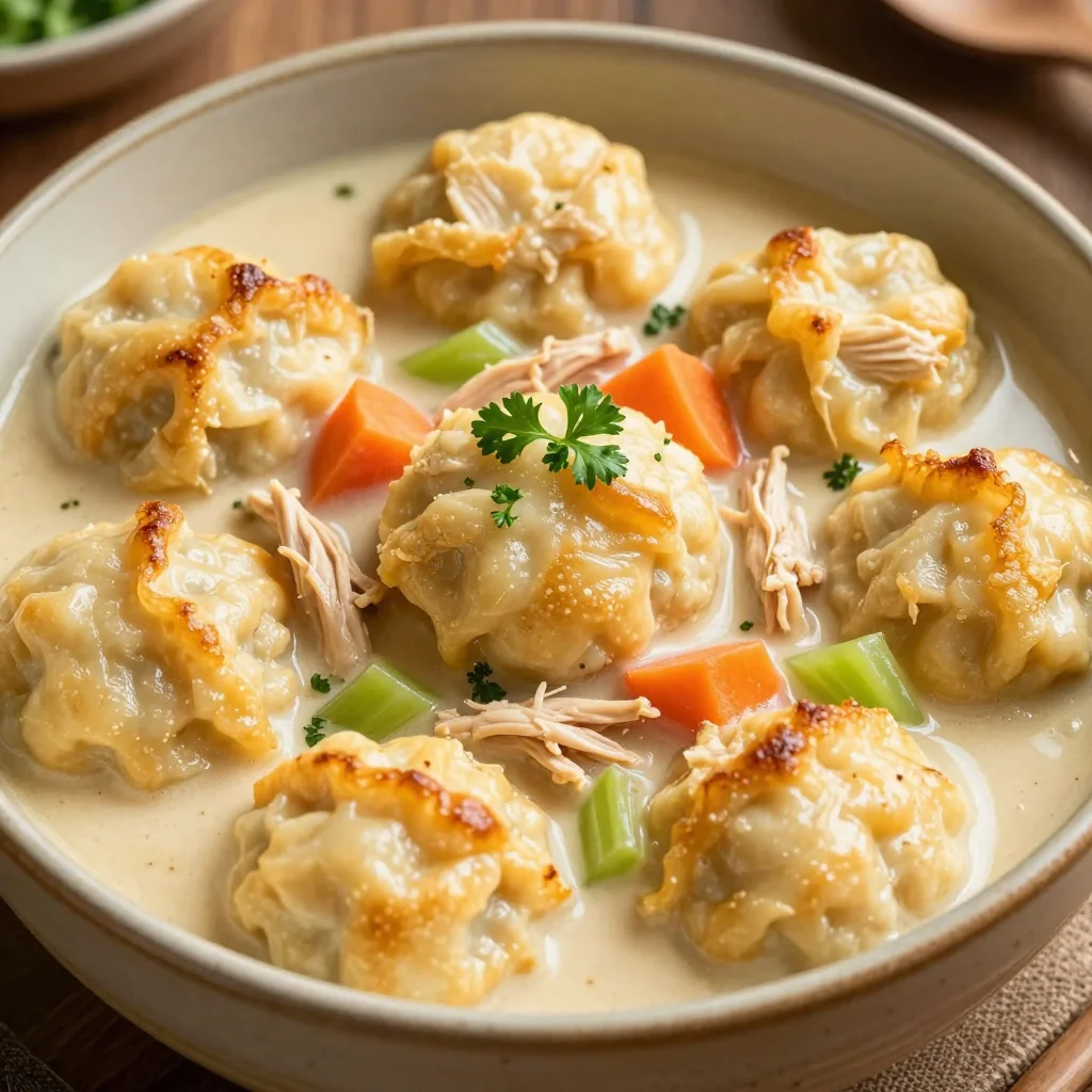 Kid Friendly Chicken and Dumplings from Scratch