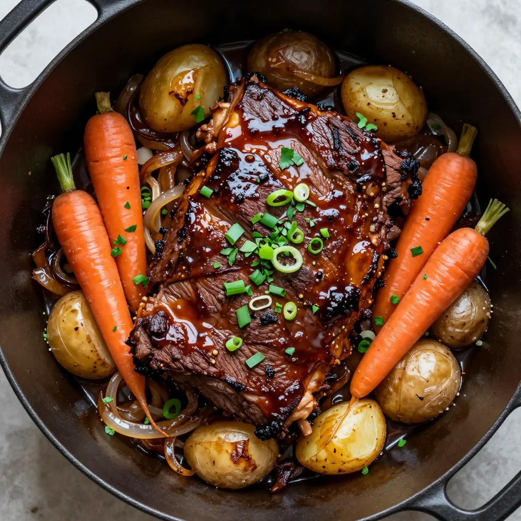 Slow Cooker Beef Brisket for NFL Playoff Parties