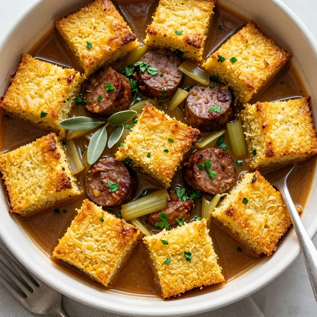 Southern Cornbread Dressing for MLK Leftovers