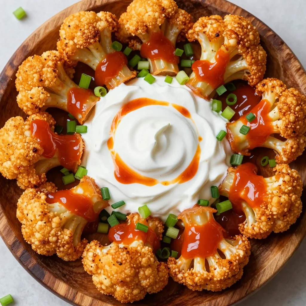 Crispy Buffalo Cauliflower Bites for a Healthy Appetizer