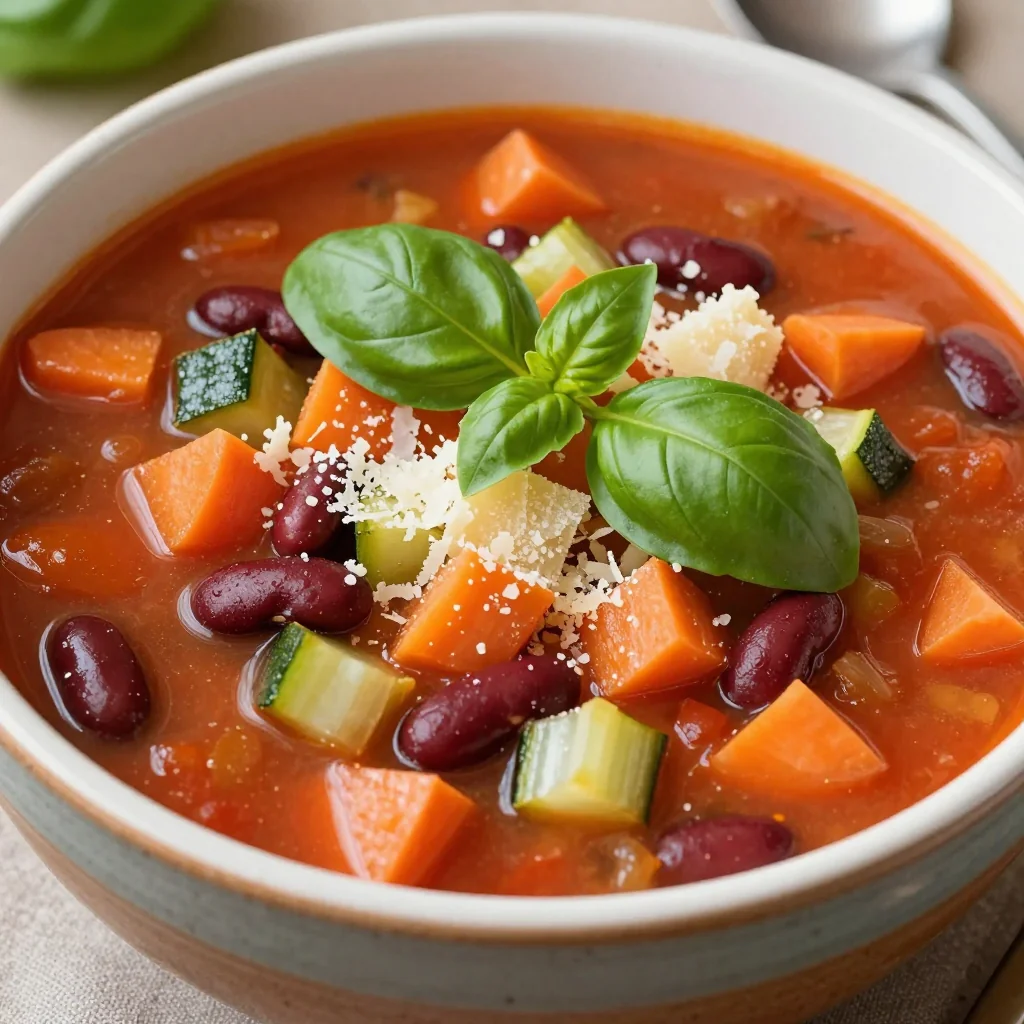 Quick Italian Vegetable Soup for Clean Eating