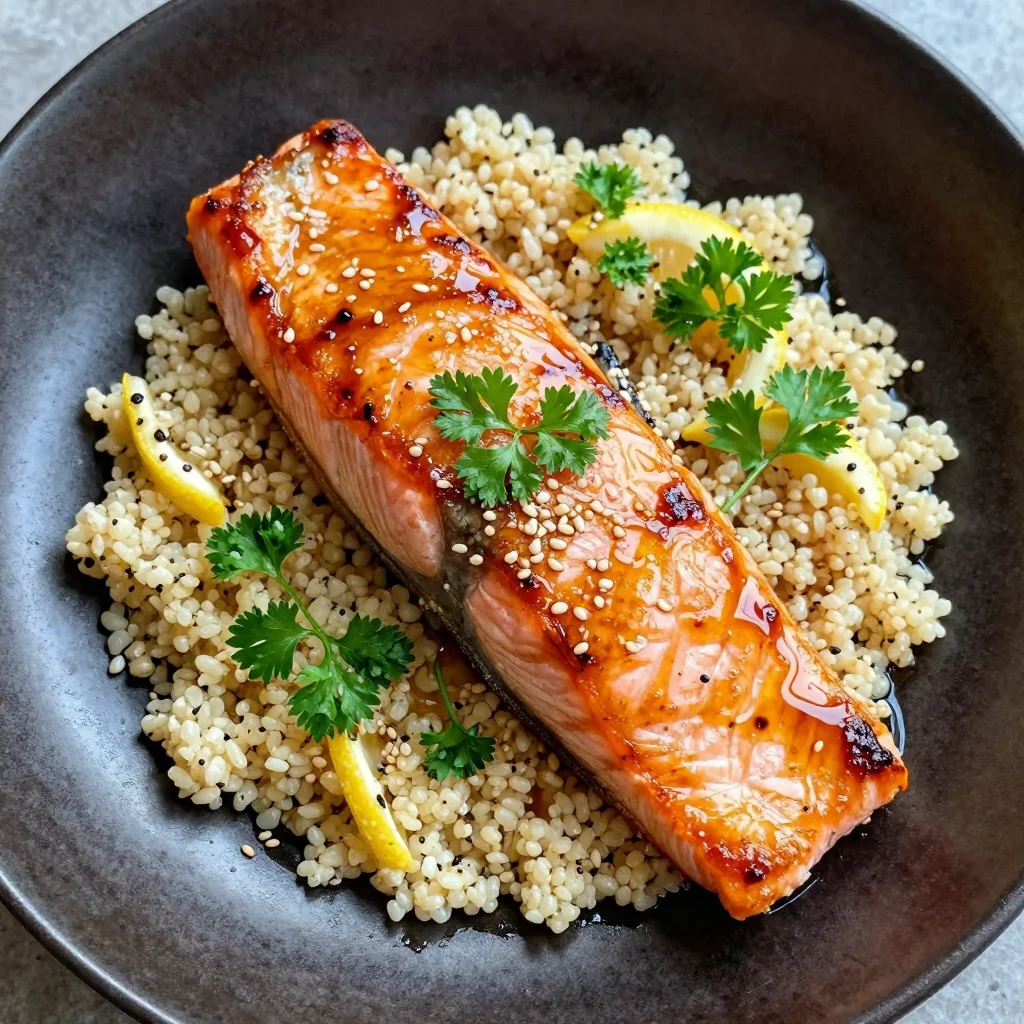 Honey Glazed Salmon Ready In Just 15 Mins
