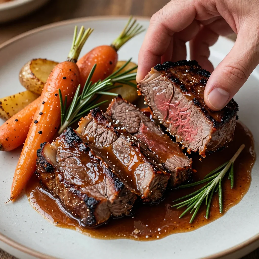 New Year's Day Slow Cooker Rosemary Roasted Beef