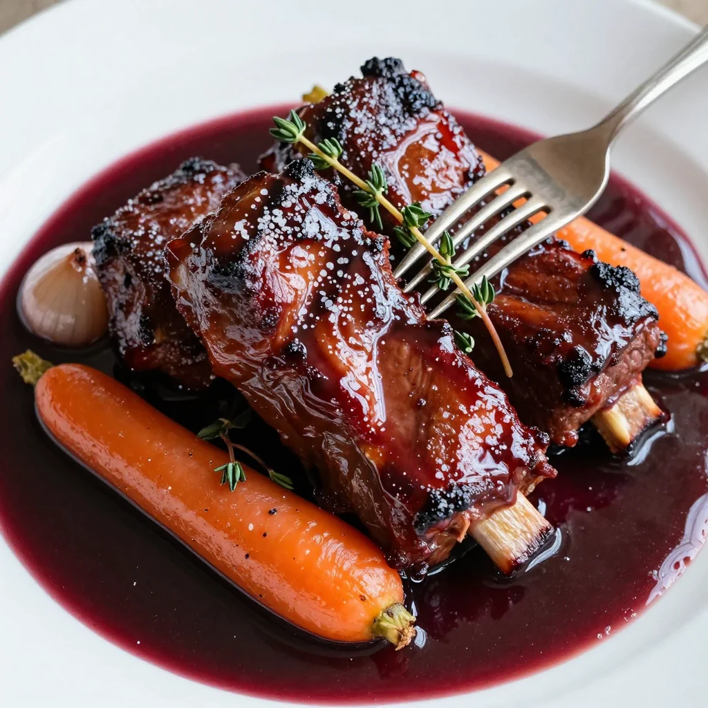 Tender Slow Cooker Short Ribs with Red Wine Sauce