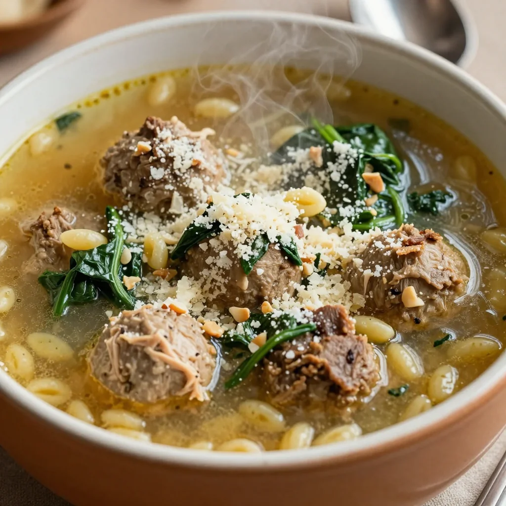 Italian Wedding Soup Perfect for Large Gatherings