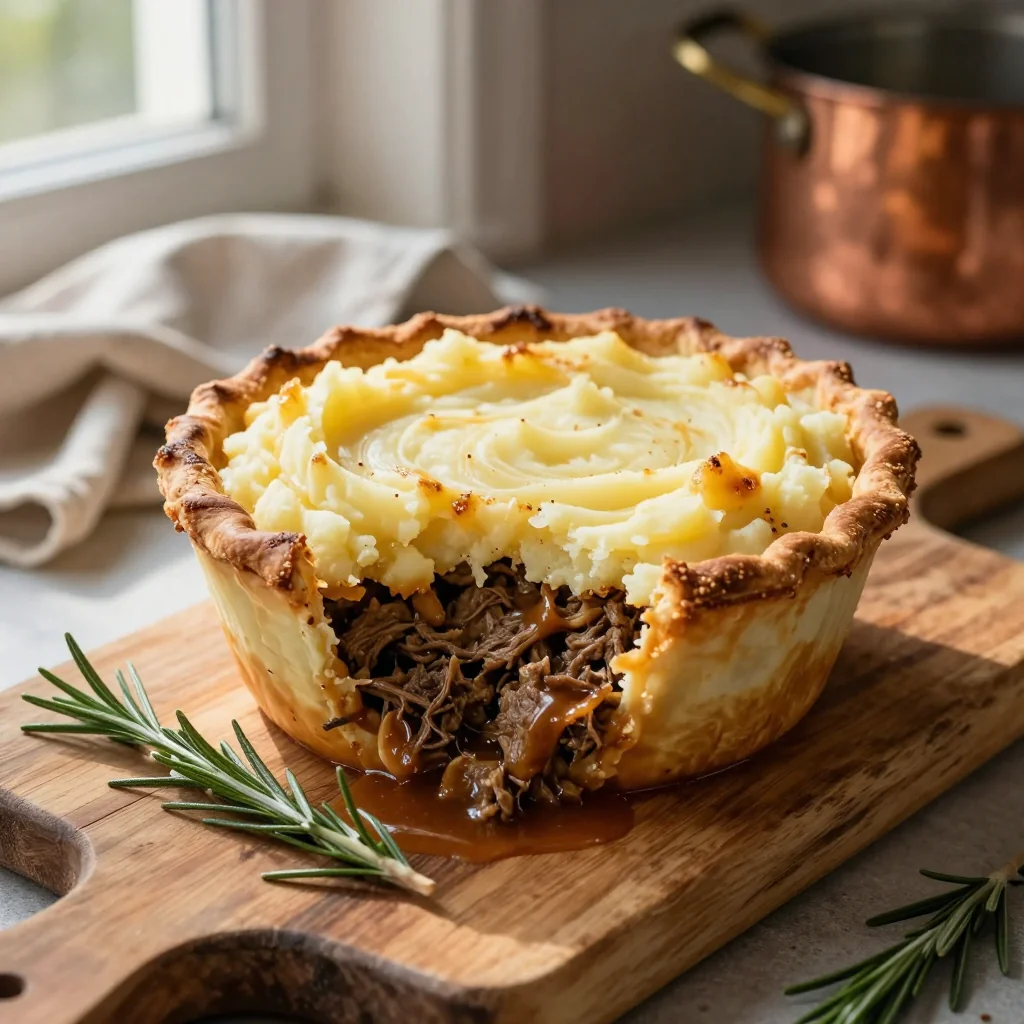 Shepherd's Pie with Savory Lamb and Potatoes