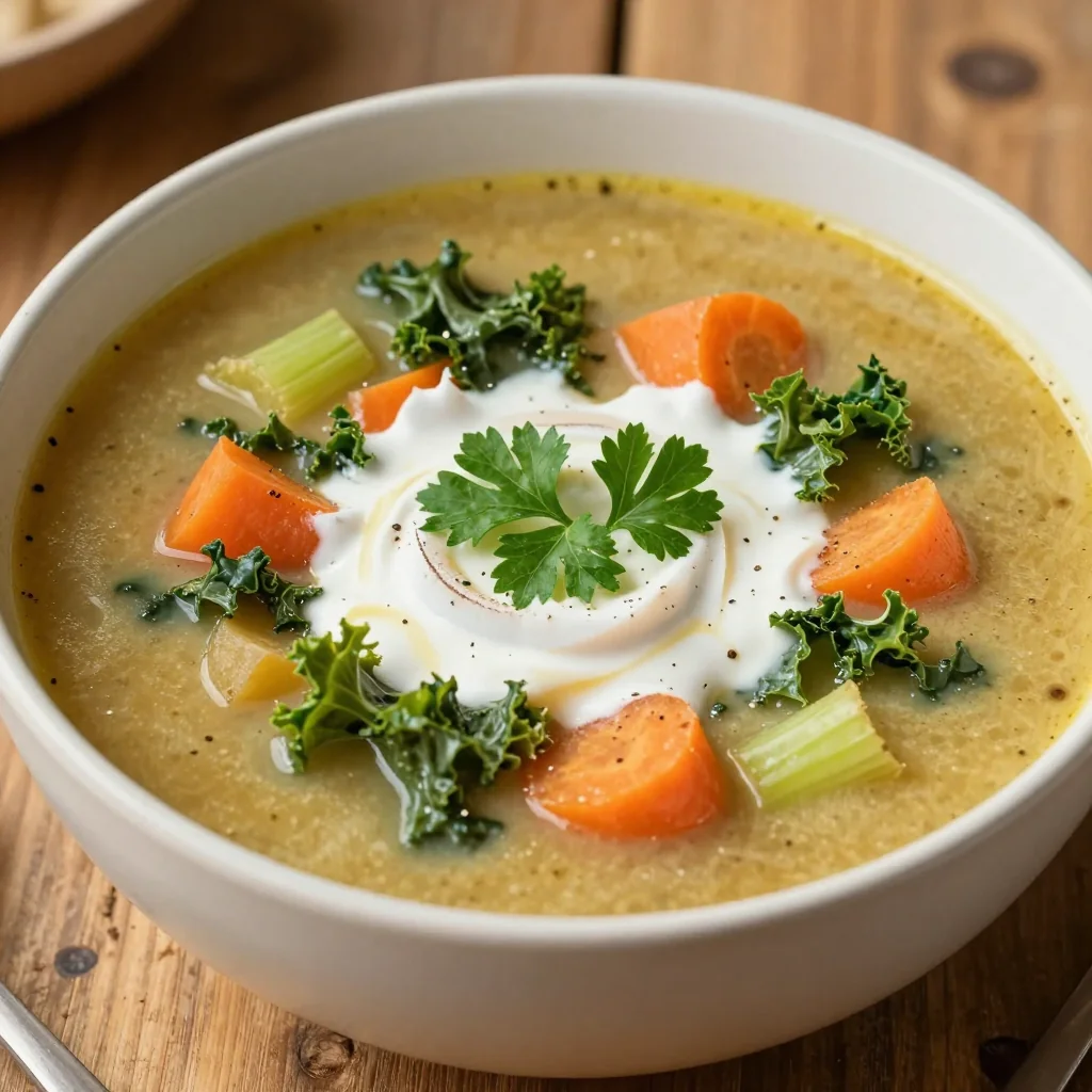 Cozy Creamy Vegetable Soup for Winter Detox