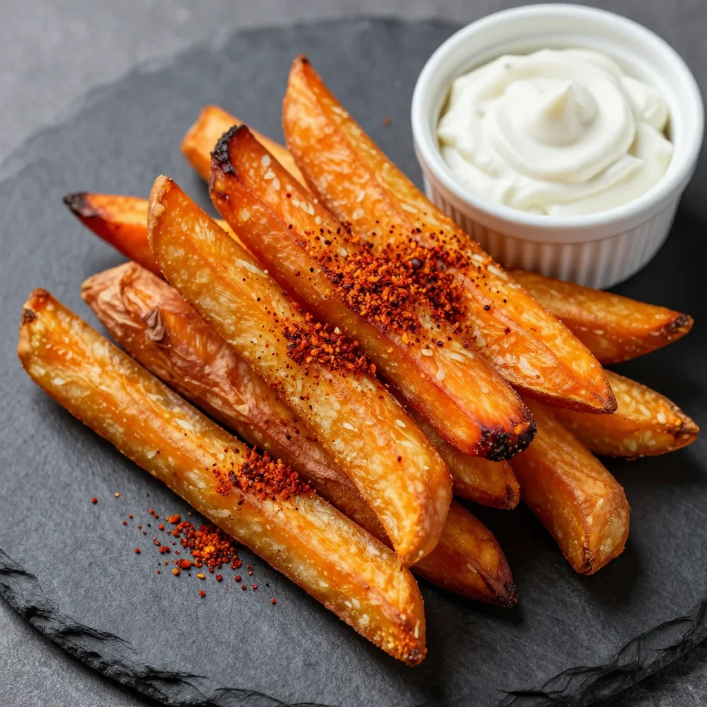 Clean Eating Baked Sweet Potato Fries with Paprika