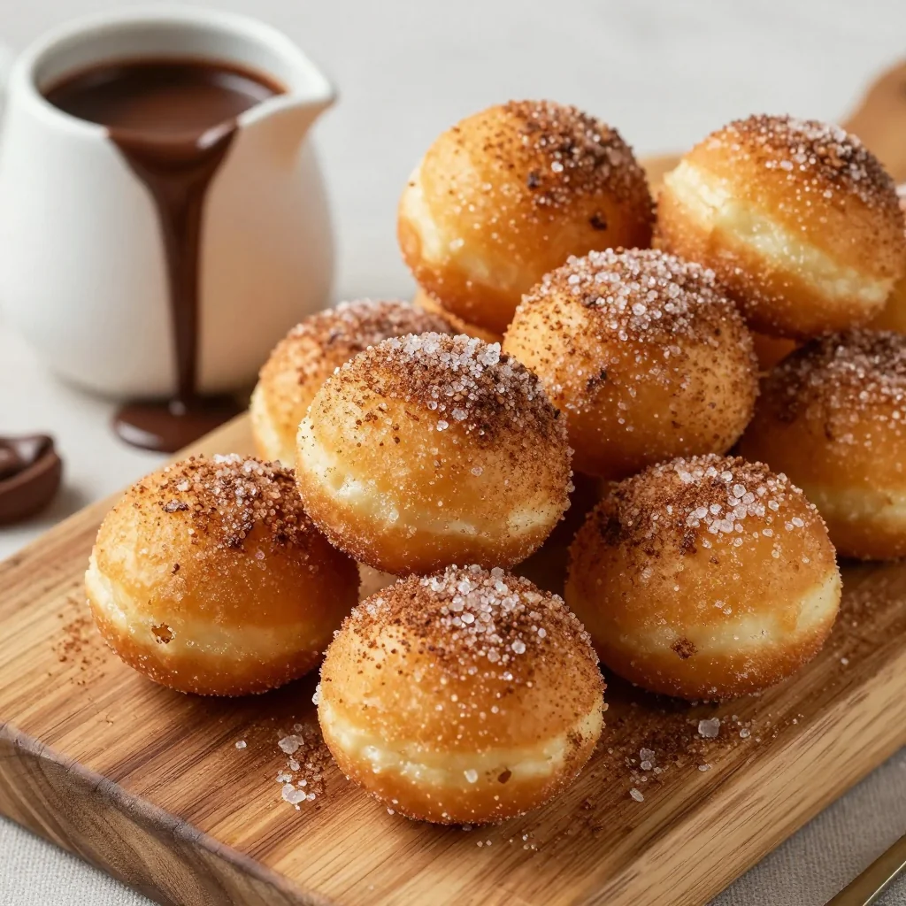 Warm Cinnamon Sugar Dusted Donut Holes That are Irresistible