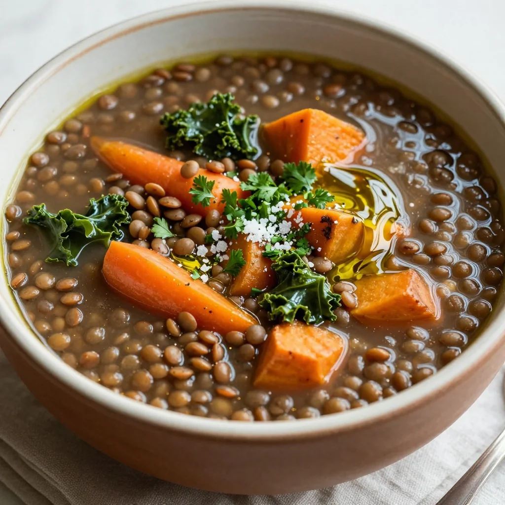 New Year's Day Reset Lentil and Vegetable Soup