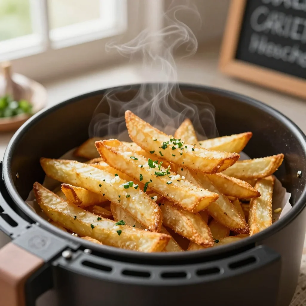Garlic Fries Air Fryer Crispy