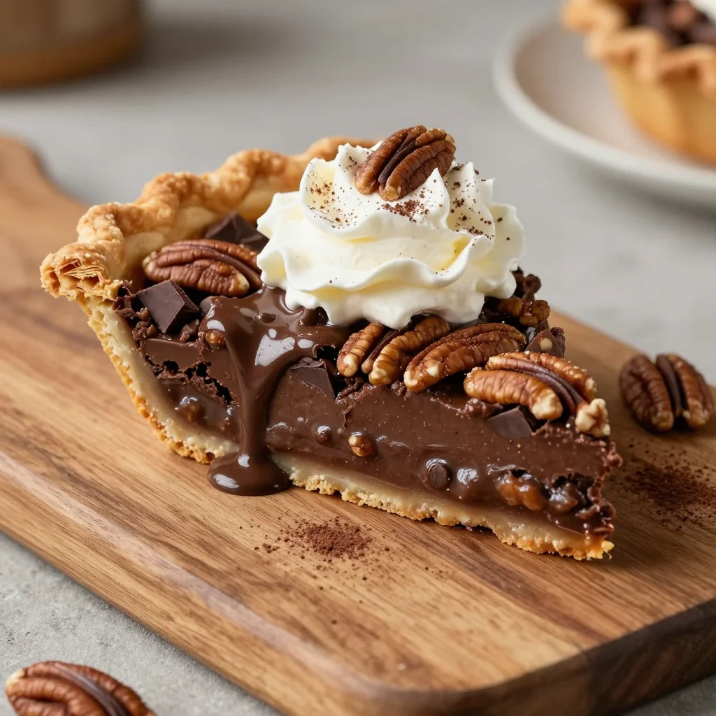 Indulgent Chocolate Pecan Pie for a Holiday Dessert