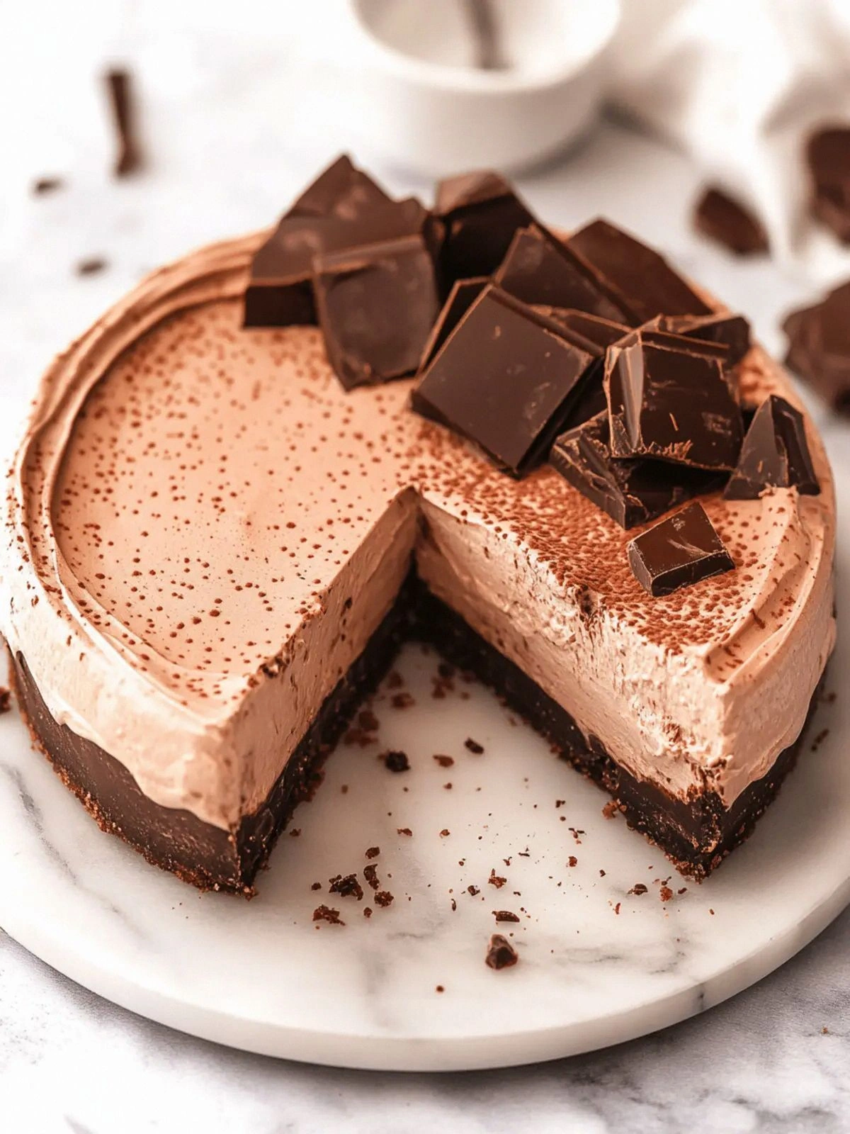 Decadent BEST No Bake Chocolat