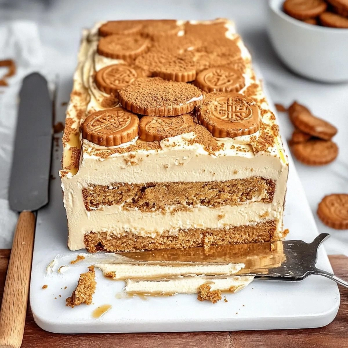 Decadent Biscoff Icebox Cake T