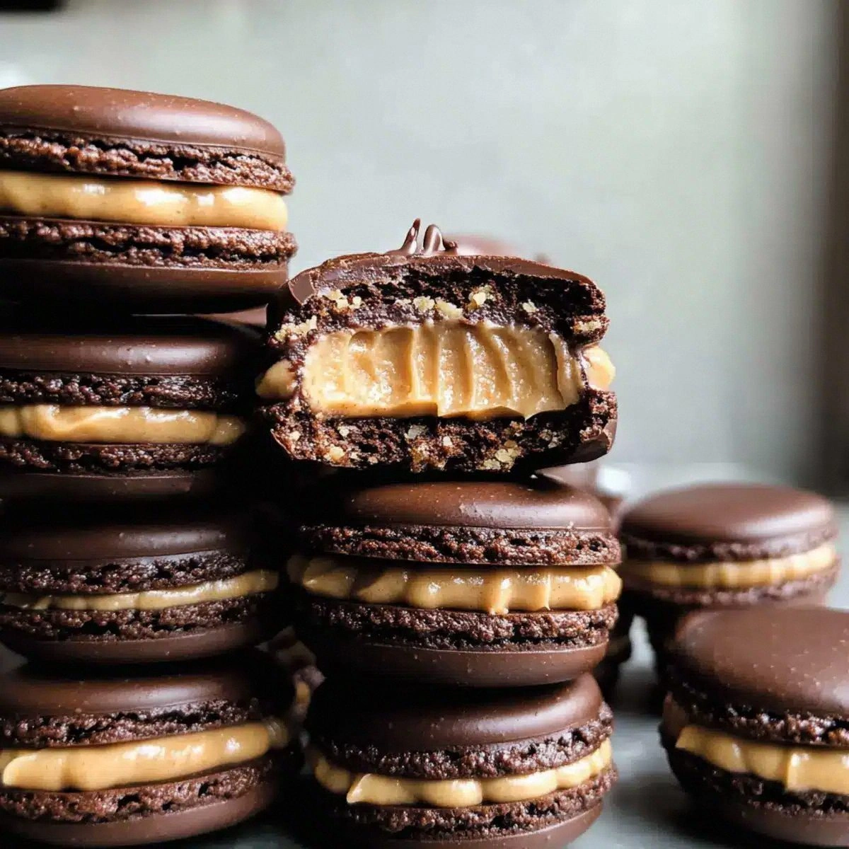 Decadent Chocolate Peanut Butter Macarons That Wow!