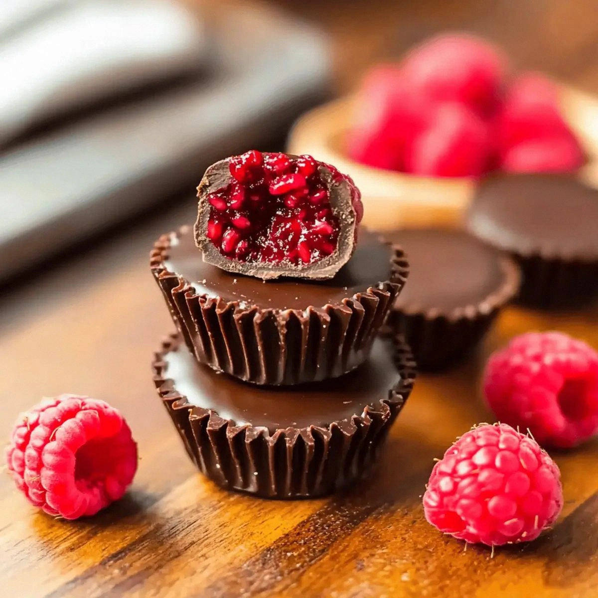 Decadent Chocolate Raspberry Cups Perfect for Any Occasion