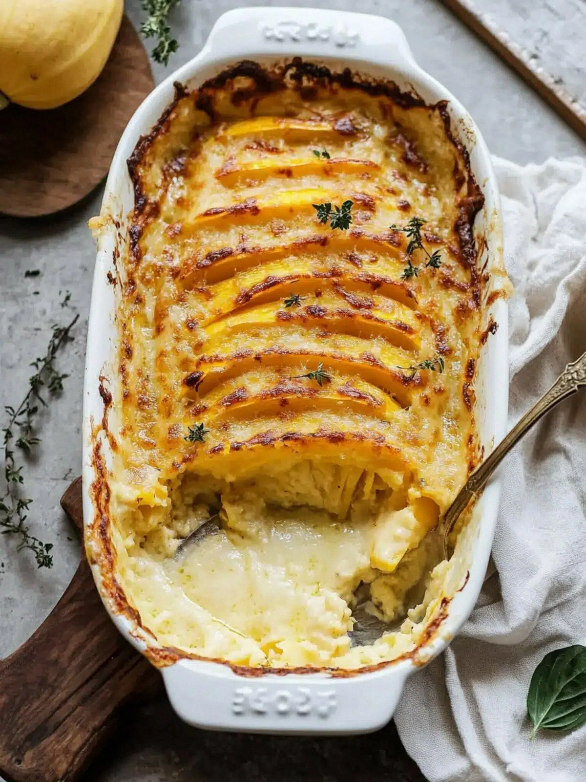 Decadent Delicata Squash au Gr