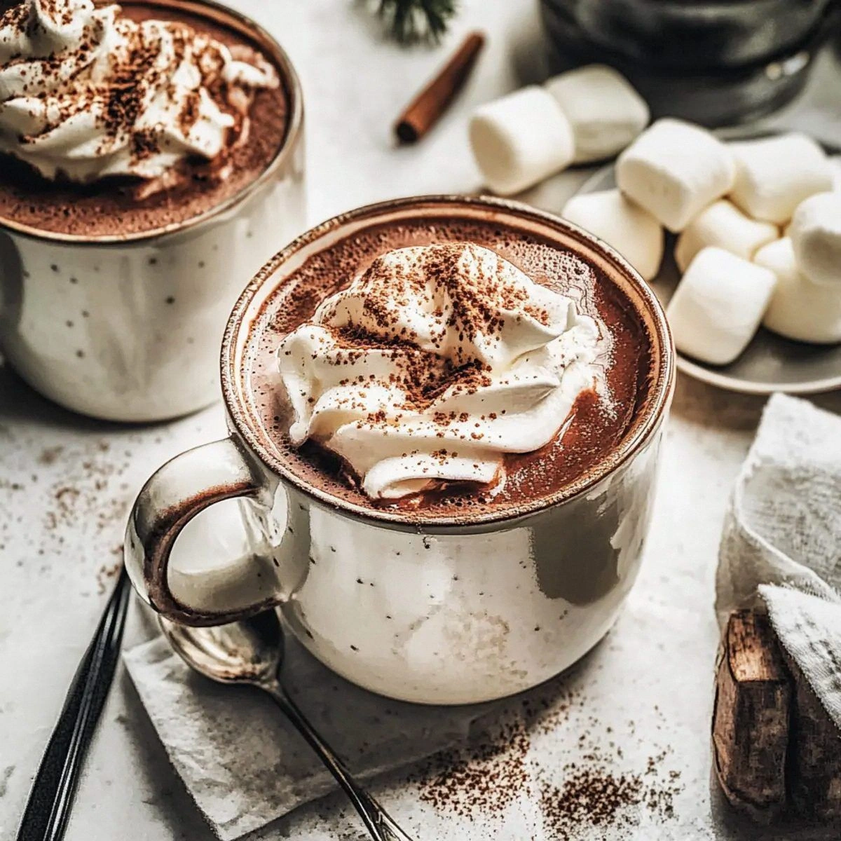 Decadent Hot Chocolate with Ma