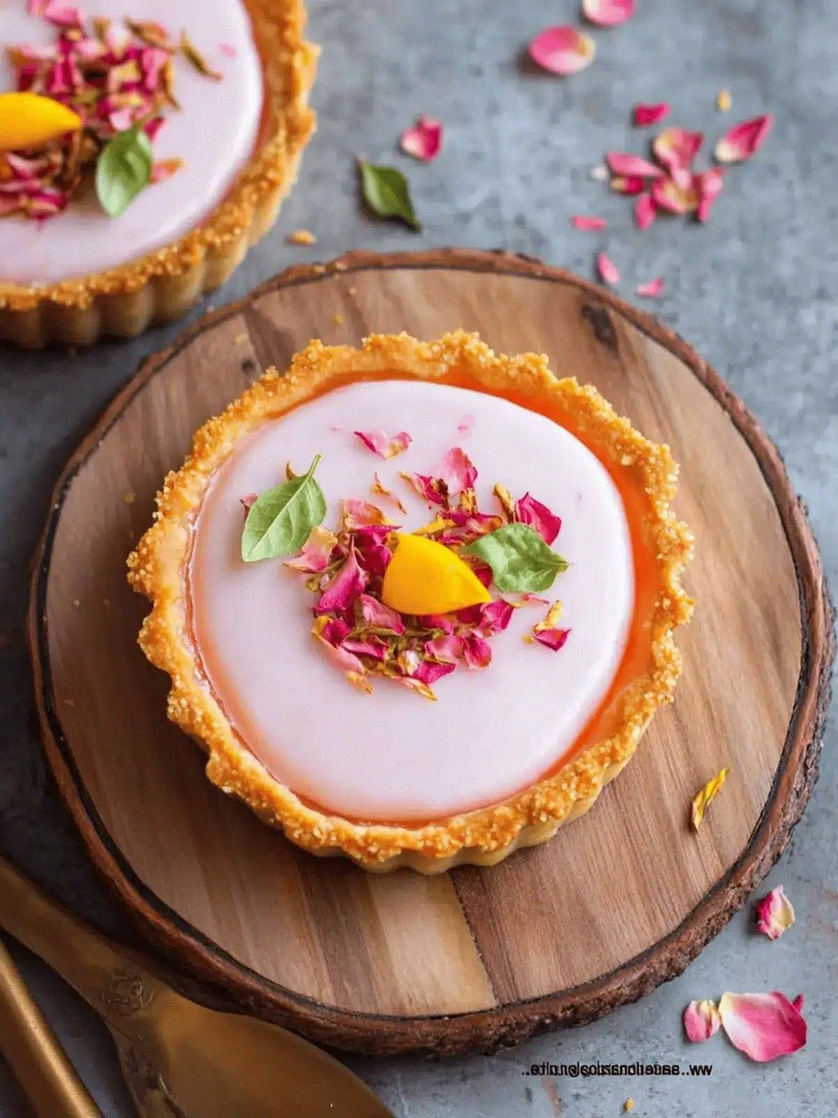 Decadent Motichoor Tart with R
