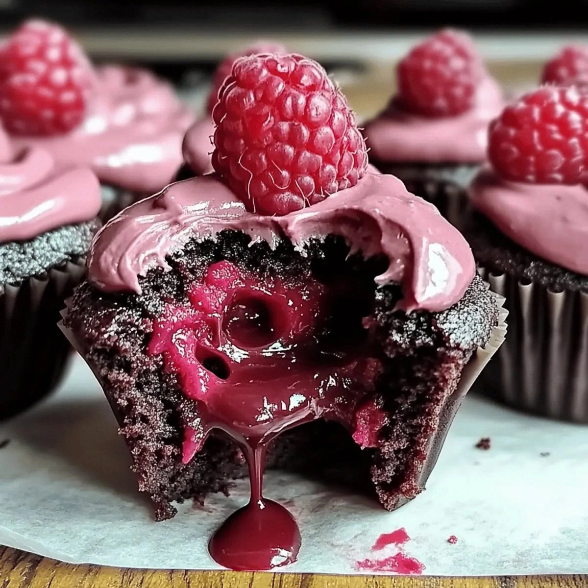 Decadent Raspberry Chocolate Lava Cupcakes You’ll Crave Forever
