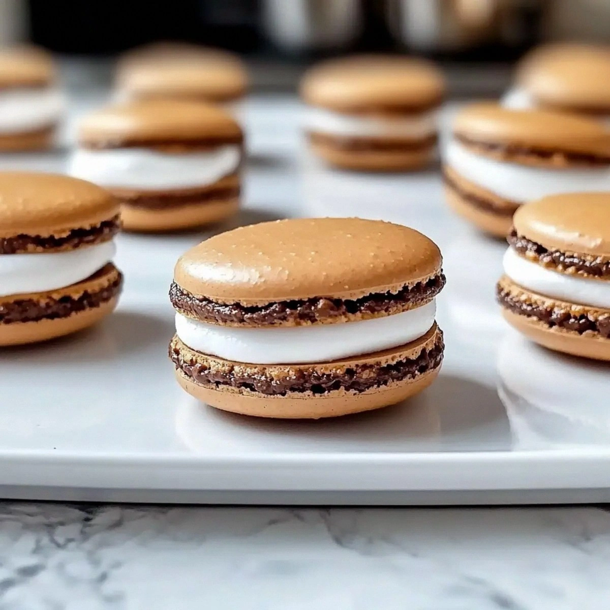 Decadent S’mores Macarons to Sweeten Your Day