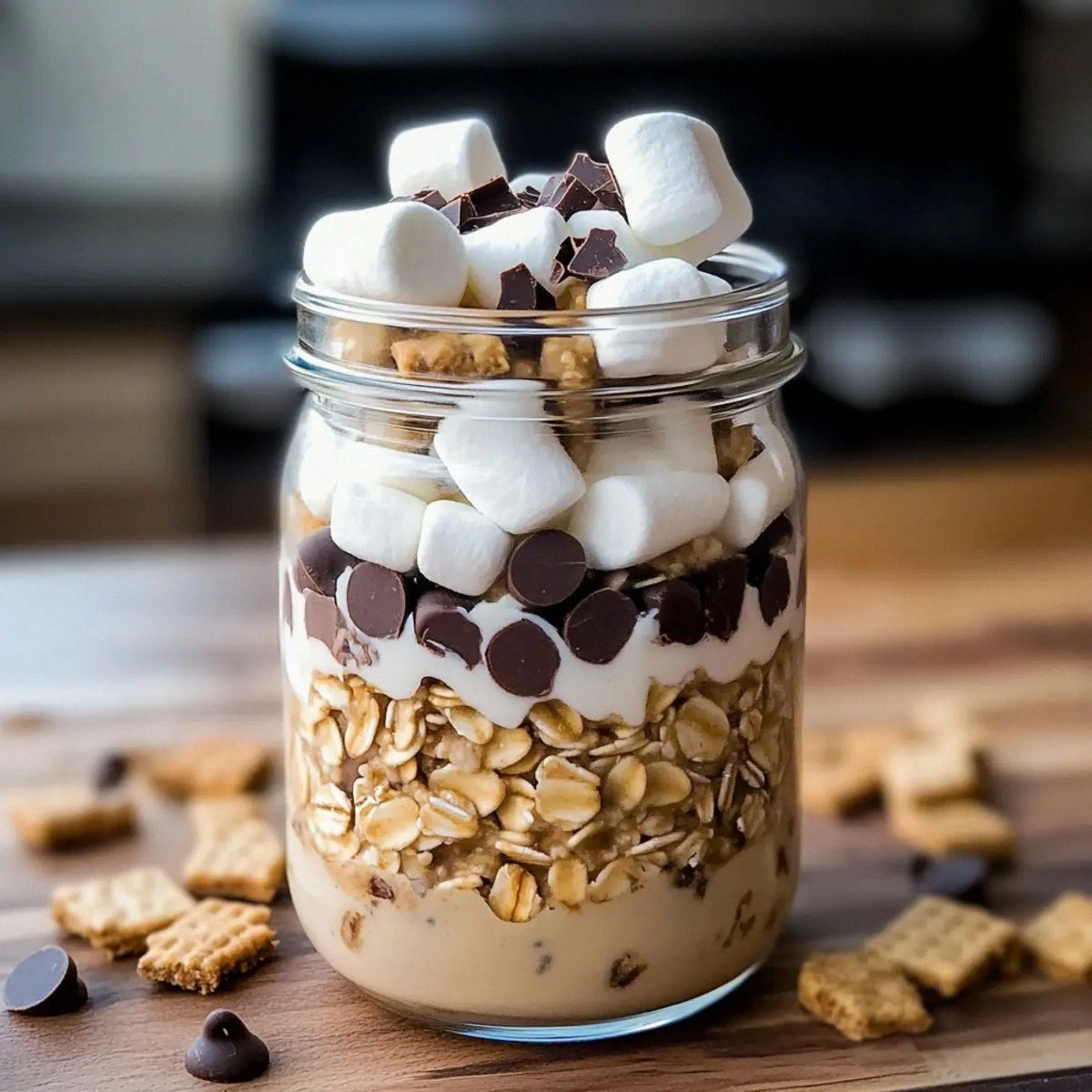 Decadent S’mores Overnight Oats for a Sweet Good Morning