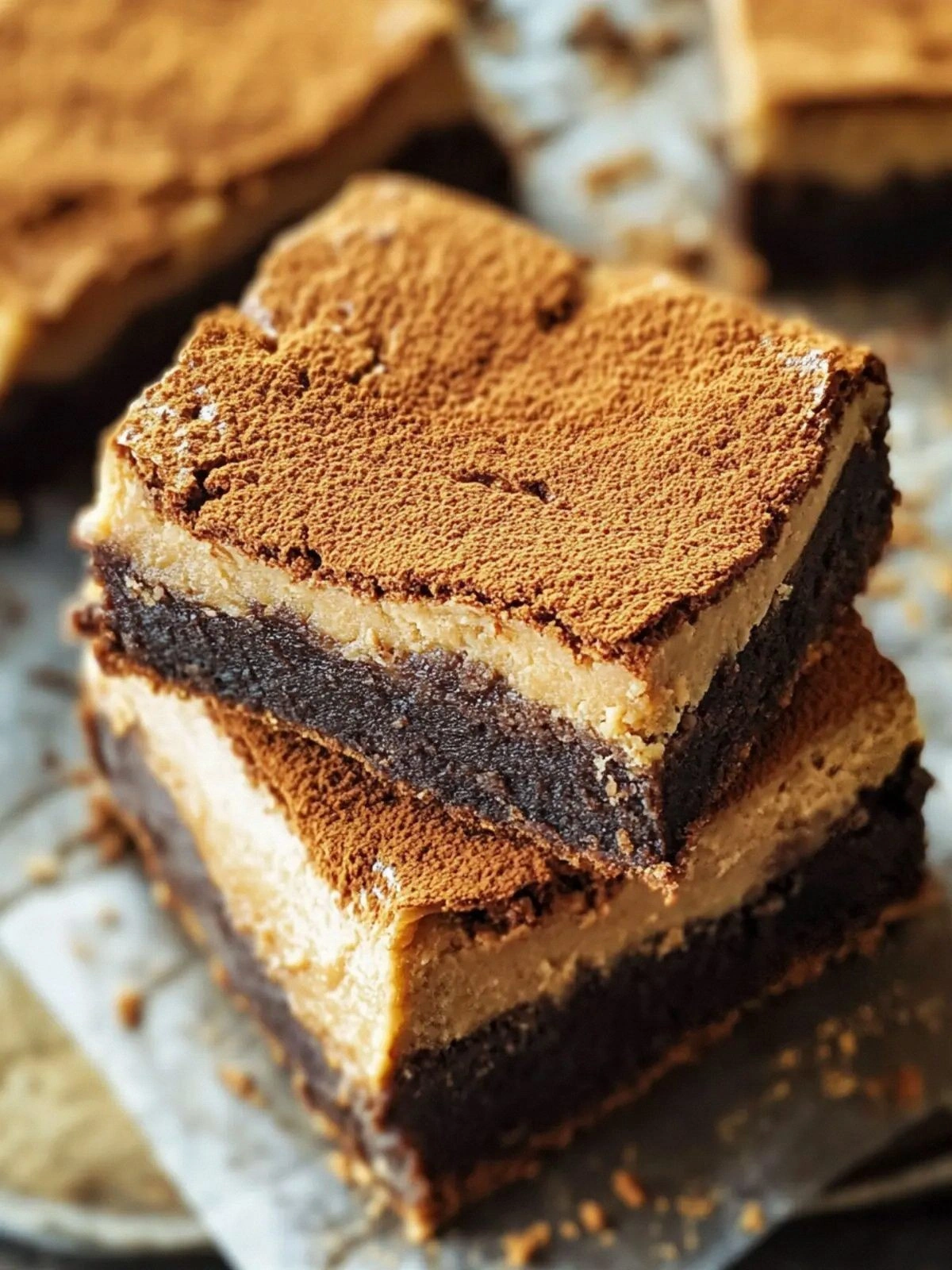 Decadent Vegan Biscoff Brownie