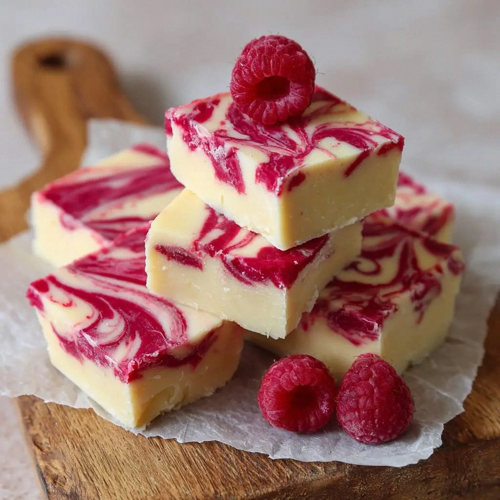 Decadent White Chocolate Raspb