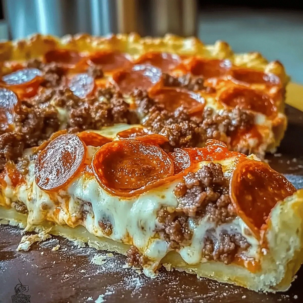 Deep Hamburger Sausage Pie That Will Wow Your Taste Buds